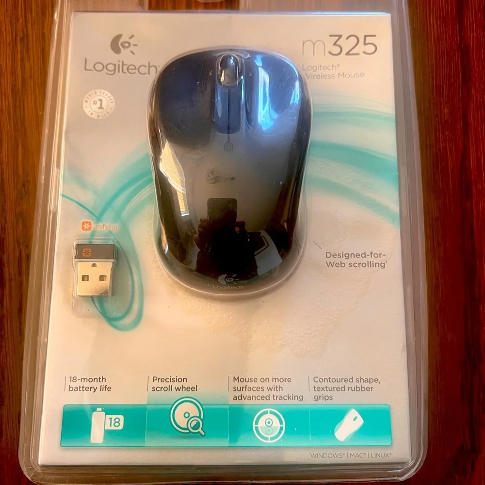 New In Packaging Logitech m325 Wireless mouse